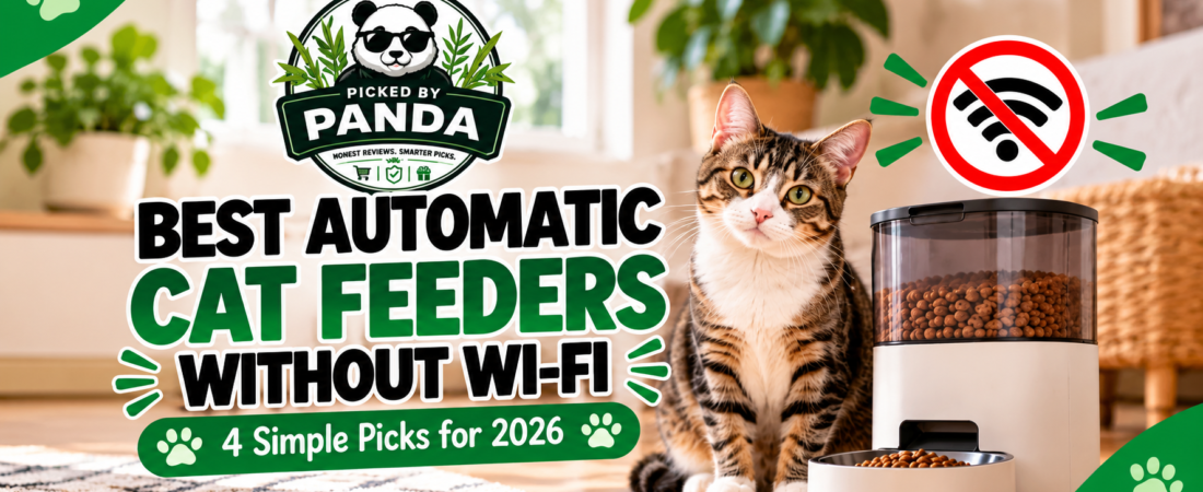 Best Automatic Cat Feeders Without Wi-Fi or an App: 4 Simple Picks for 2026